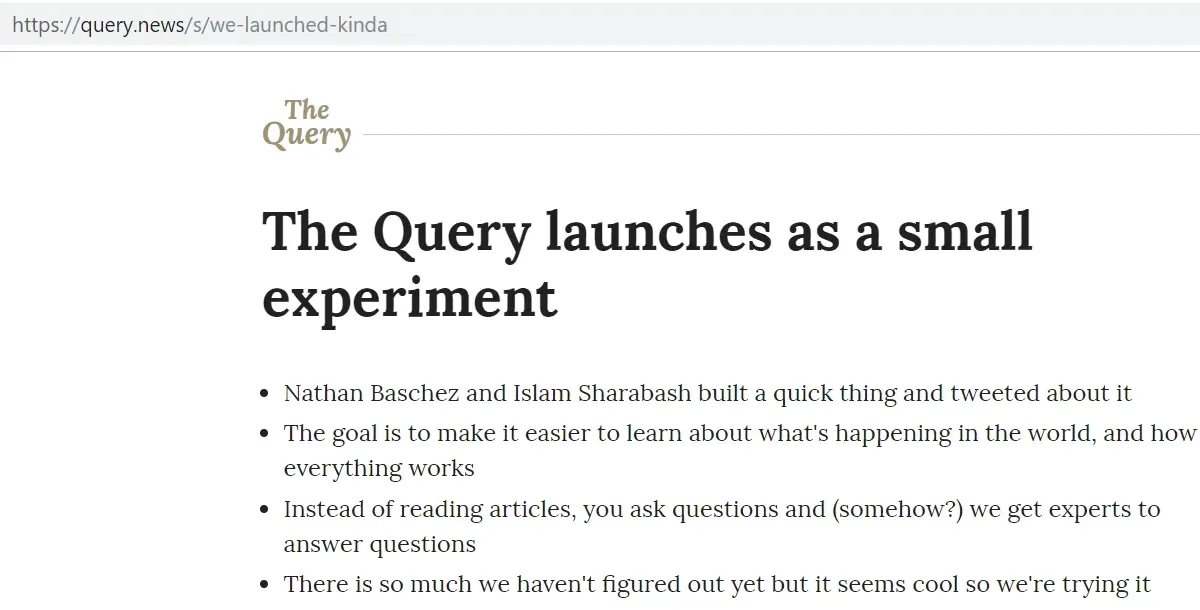 Hero for Review of the Query News in 2019